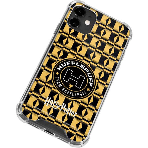 Wizarding Worlds Harry Potter Team Hufflepuff iPhone 12 Clear Case
