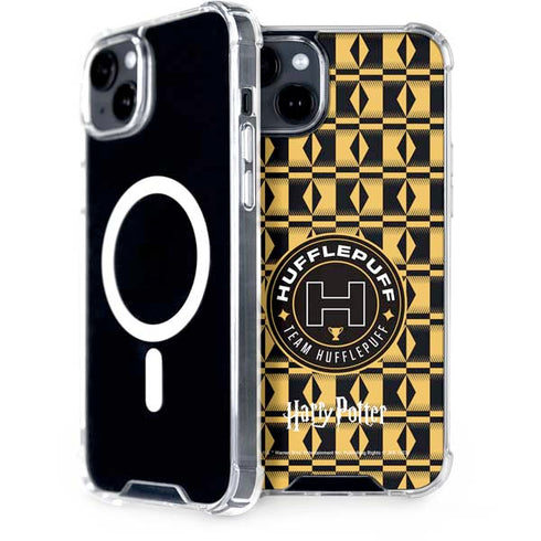 Wizarding Worlds Harry Potter Team Hufflepuff iPhone 15 MagSafe Case