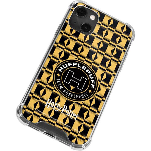 Wizarding Worlds Harry Potter Team Hufflepuff iPhone 14 Plus Clear Case
