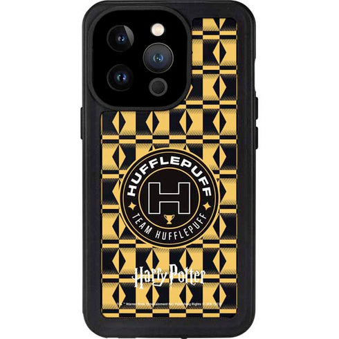 Wizarding Worlds Harry Potter Team Hufflepuff iPhone 14 Pro Waterproof Case