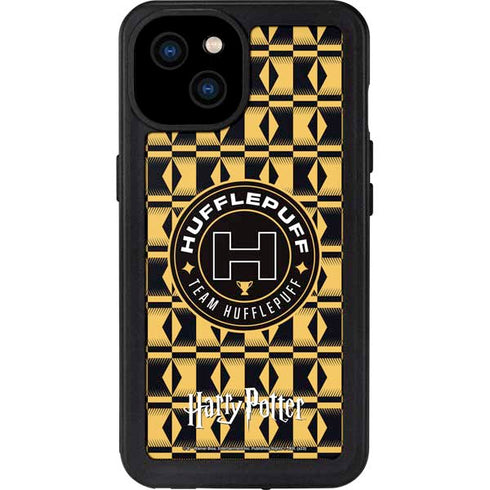 Wizarding Worlds Harry Potter Team Hufflepuff iPhone 15 Plus Waterproof Case