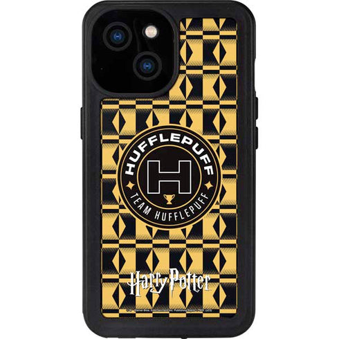 Wizarding Worlds Harry Potter Team Hufflepuff iPhone 15 Waterproof Case