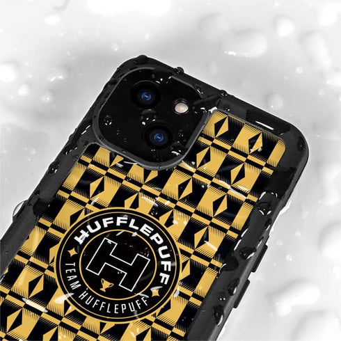Wizarding Worlds Harry Potter Team Hufflepuff iPhone 15 Waterproof Case