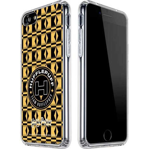 Wizarding Worlds Harry Potter Team Hufflepuff iPhone SE (2nd & 3rd Gen) Clear Case