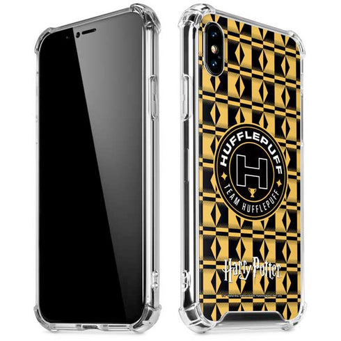 Wizarding Worlds Harry Potter Team Hufflepuff iPhone XS Max Clear Case