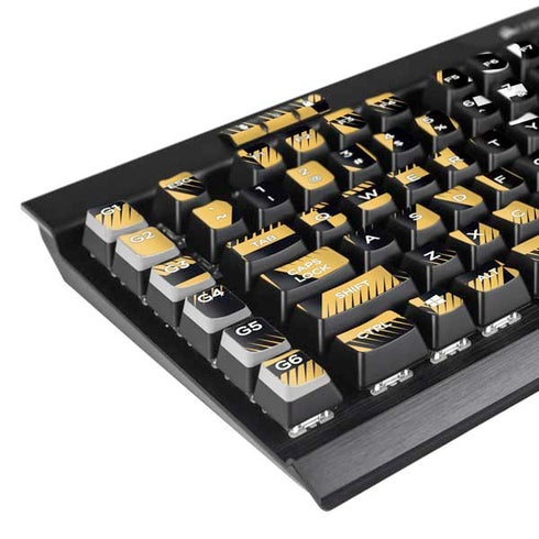 Wizarding Worlds Harry Potter Team Hufflepuff K95 RGB PLATINUM Mechanical Gaming Keyboard Skin