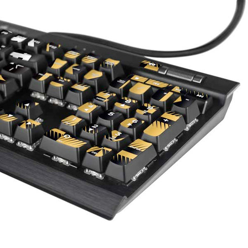 Wizarding Worlds Harry Potter Team Hufflepuff K95 RGB PLATINUM Mechanical Gaming Keyboard Skin