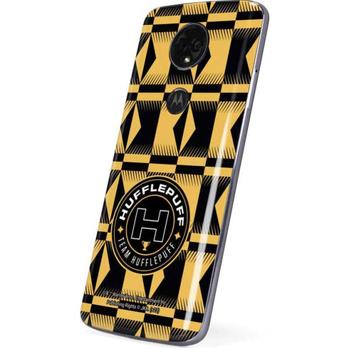 Wizarding Worlds Harry Potter Team Hufflepuff Moto E5 Plus Skin