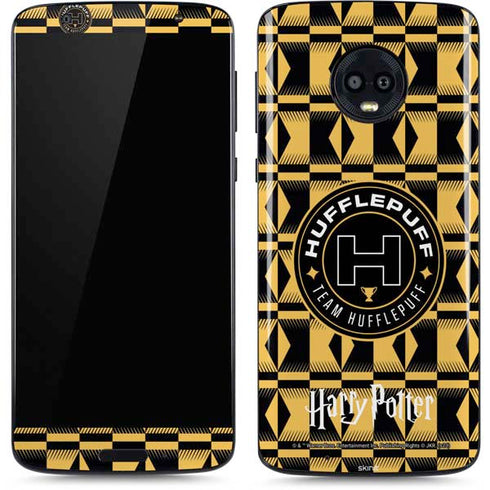 Wizarding Worlds Harry Potter Team Hufflepuff Moto G6 Skin