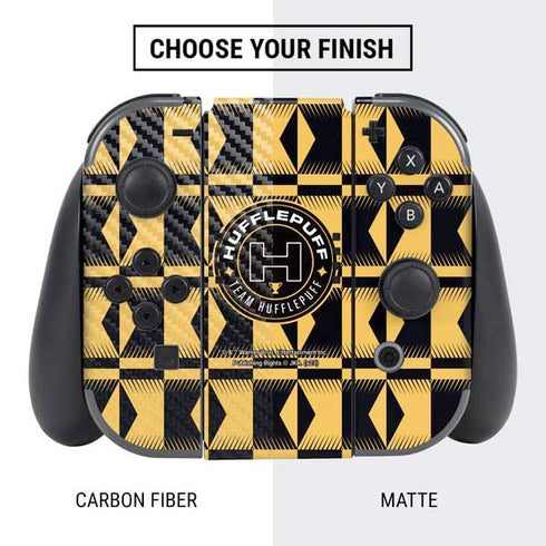Wizarding Worlds Harry Potter Team Hufflepuff Nintendo Switch Bundle Skin