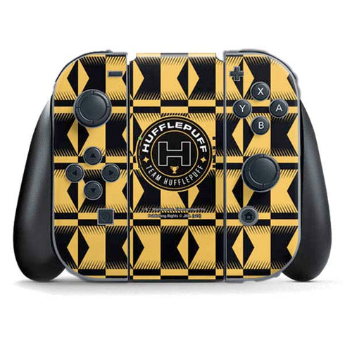 Wizarding Worlds Harry Potter Team Hufflepuff Nintendo Switch (2017-2021) Joy-Con Controller Skin