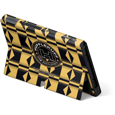 Wizarding Worlds Harry Potter Team Hufflepuff Nintendo Switch OLED (2021) Skin