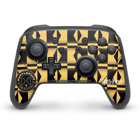 Wizarding Worlds Harry Potter Team Hufflepuff Nintendo Switch Pro Controller Skin