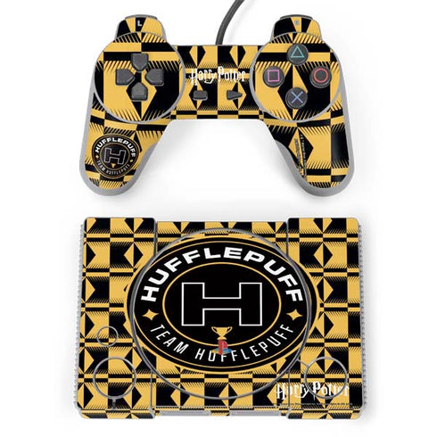 Wizarding Worlds Harry Potter Team Hufflepuff PlayStation Classic Bundle Skin