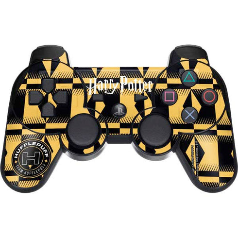 Wizarding Worlds Harry Potter Team Hufflepuff PS3 Dual Shock wireless controller Skin