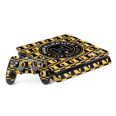Wizarding Worlds Harry Potter Team Hufflepuff PS4 Slim Bundle Skin