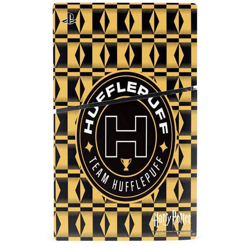 Wizarding Worlds Harry Potter Team Hufflepuff PS5 Slim Disk Console Skin