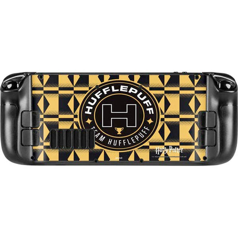 Wizarding Worlds Harry Potter Team Hufflepuff Steam Deck Handheld Gaming Computer Skin