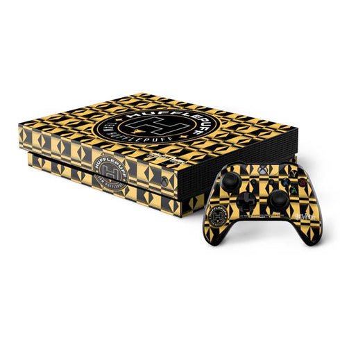 Wizarding Worlds Harry Potter Team Hufflepuff Xbox One X Bundle Skin