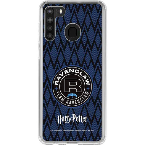 Wizarding Worlds Harry Potter Team Ravenclaw Galaxy A21 Clear Case