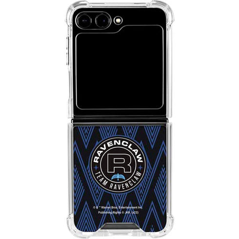 Wizarding Worlds Harry Potter Team Ravenclaw Galaxy Z Flip5 5G Clear Case