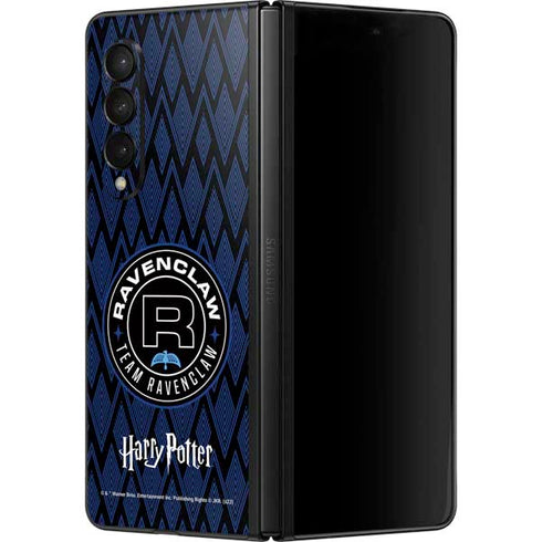 Wizarding Worlds Harry Potter Team Ravenclaw Galaxy Z Fold3 5G Skin