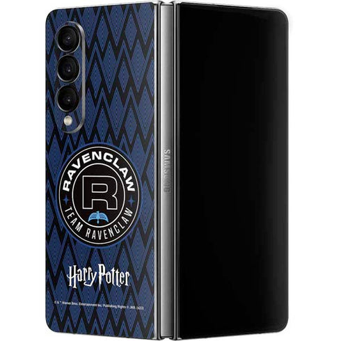 Wizarding Worlds Harry Potter Team Ravenclaw Galaxy Z Fold4 5G Skin