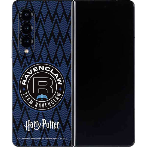 Wizarding Worlds Harry Potter Team Ravenclaw Galaxy Z Fold4 5G Skin