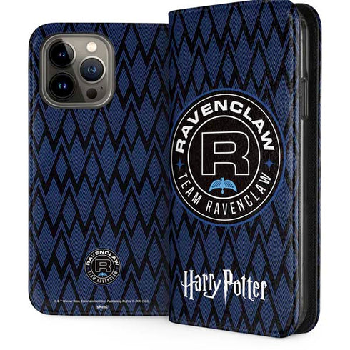 Wizarding Worlds Harry Potter Team Ravenclaw iPhone 15 Pro Max Folio Case