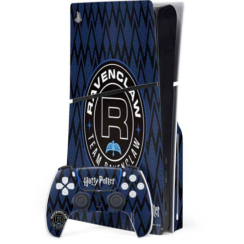 Wizarding Worlds Harry Potter Team Ravenclaw PS5 Slim Disk Bundle Skin