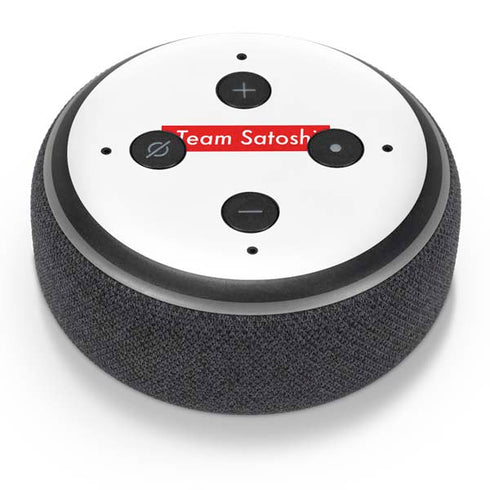 Team Satoshi Amazon Echo Dot Skin