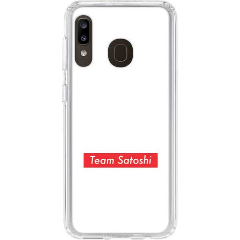 Team Satoshi Galaxy A20 Clear Case