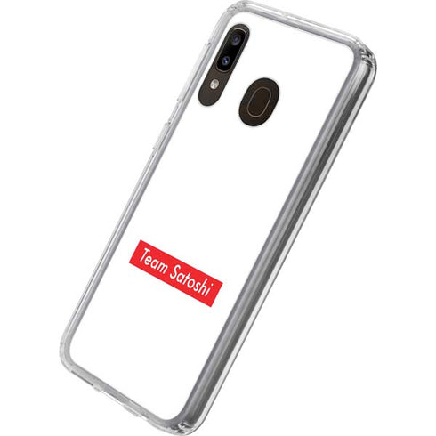 Team Satoshi Galaxy A20 Clear Case