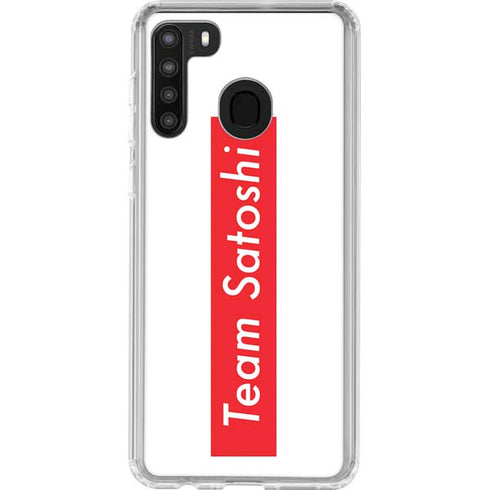 Team Satoshi Galaxy A21 Clear Case