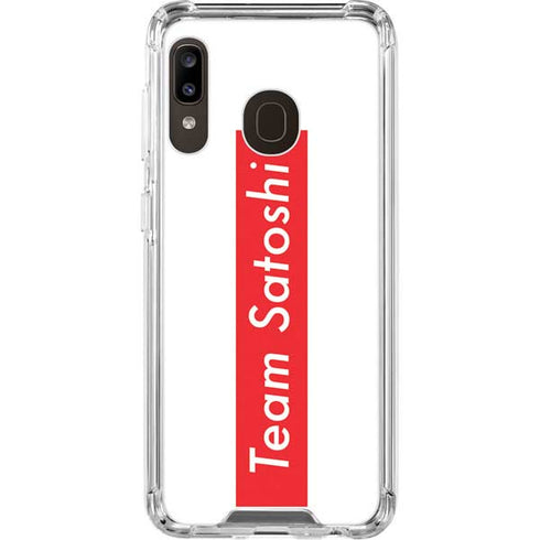 Team Satoshi Galaxy A30 Clear Case