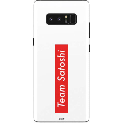 Team Satoshi Galaxy Note 8 Skin