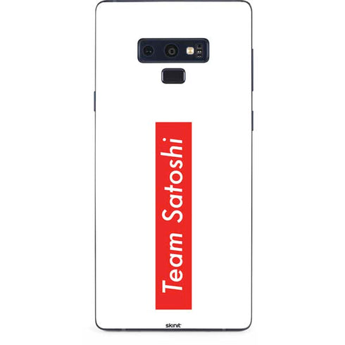 Team Satoshi Galaxy Note 9 Skin