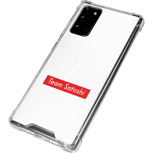 Team Satoshi Galaxy Note20 5G Clear Case