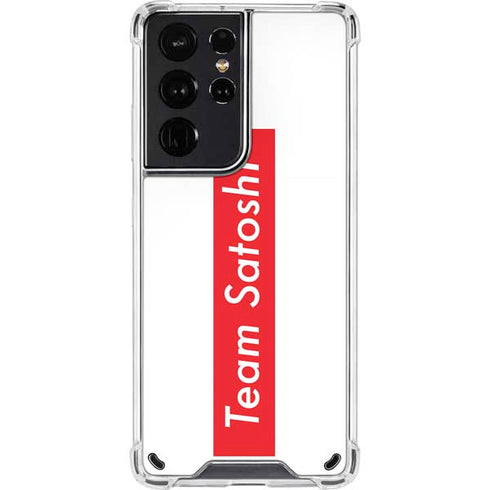 Team Satoshi Galaxy S21 Ultra 5G Clear Case