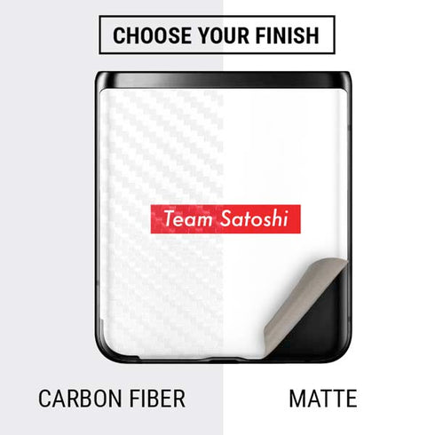 Team Satoshi Galaxy Z Flip Skin