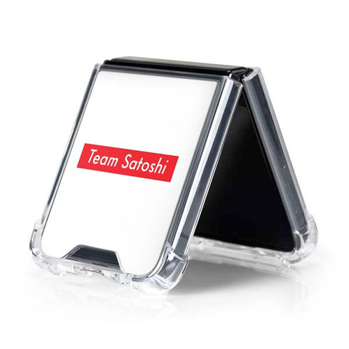 Team Satoshi Galaxy Z Flip5 5G Clear Case