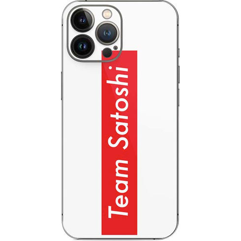 Team Satoshi iPhone 13 Pro Max Skin