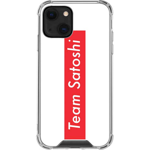 Team Satoshi iPhone 14 Plus Clear Case