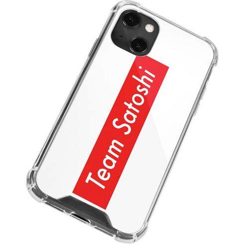 Team Satoshi iPhone 14 Plus Clear Case