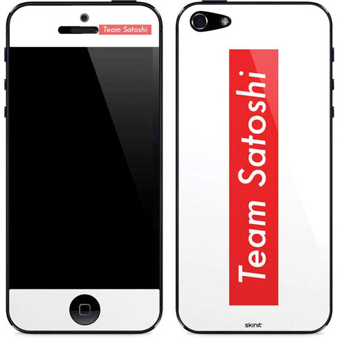 Team Satoshi iPhone 5/5s/5SE Skin