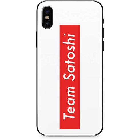 Team Satoshi iPhone X Skin