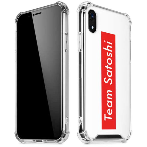 Team Satoshi iPhone XR Clear Case