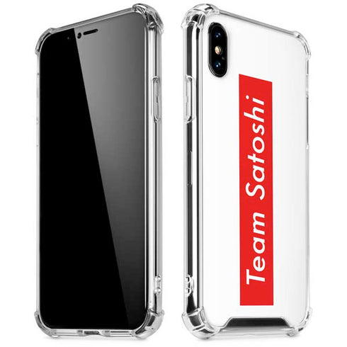 Team Satoshi iPhone XS Max Clear Case