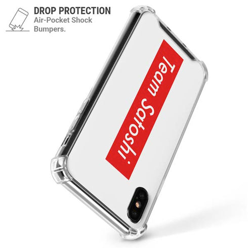 Team Satoshi iPhone XS Max Clear Case