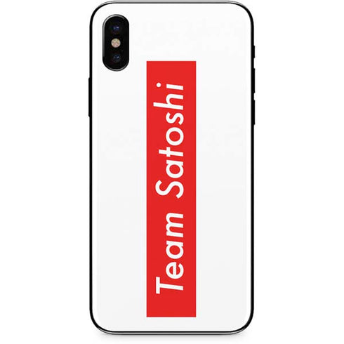 Team Satoshi iPhone XS Skin